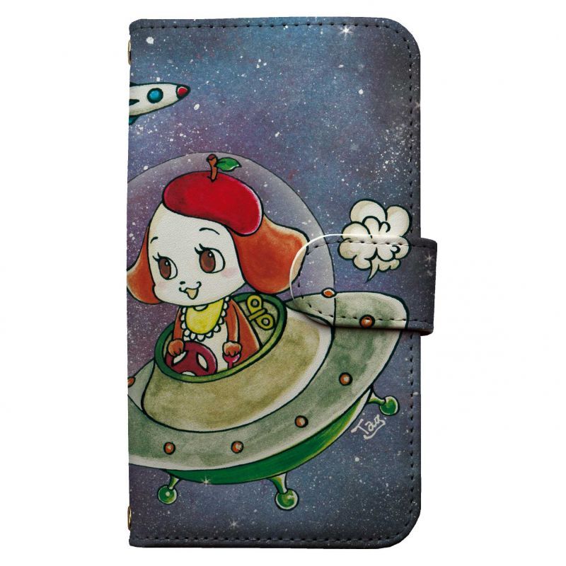 タグラーブル 宇宙散歩 スマホケース 全機種対応 手帳型 Goods Express