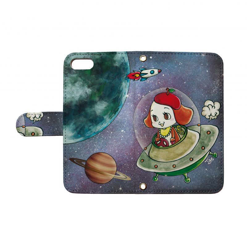 タグラーブル 宇宙散歩 スマホケース 全機種対応 手帳型 Goods Express